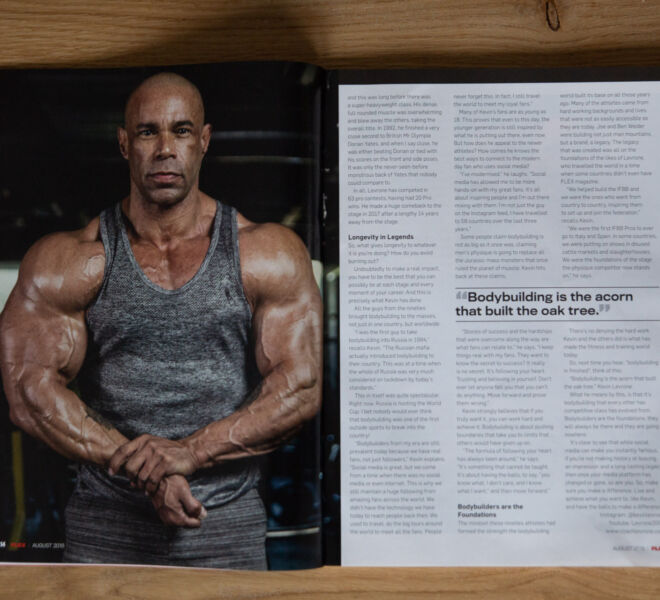 Kevin Levrone sesja zdjęciowa - publikacja Flex magazine
